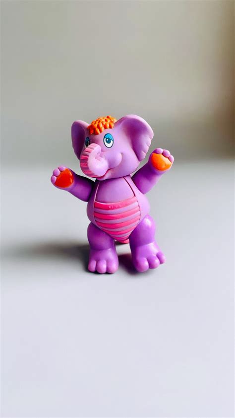 Wuzzles 1980’s Eleroo Figurine, Vintage 80's Wuzzles Elephant, 80's ...