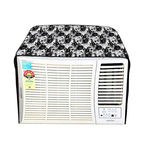 Buy Anant Trading PVC Window ac Cover Set, Size- 1.5 Ton, 2 Piece-Black ...