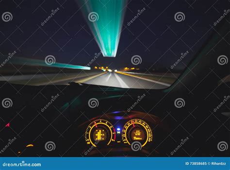 Speeding car dashboard stock image. Image of dash, steering - 73858685