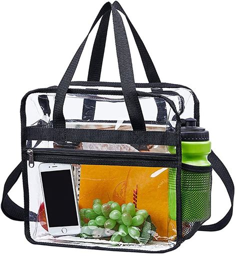 Clear Bag Stadium Approved,Security Approved Clear Tote Bag-12"X12"X6" - Walmart.com
