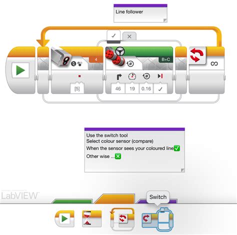 Image result for NXT Line Follower Coding LabVIEW