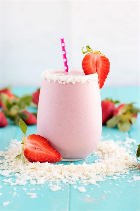 Strawberry Coconut Protein Shake - Jennifer Meyering