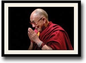 Dalai lama folding hands Fine Art Print - Religious posters in India ...