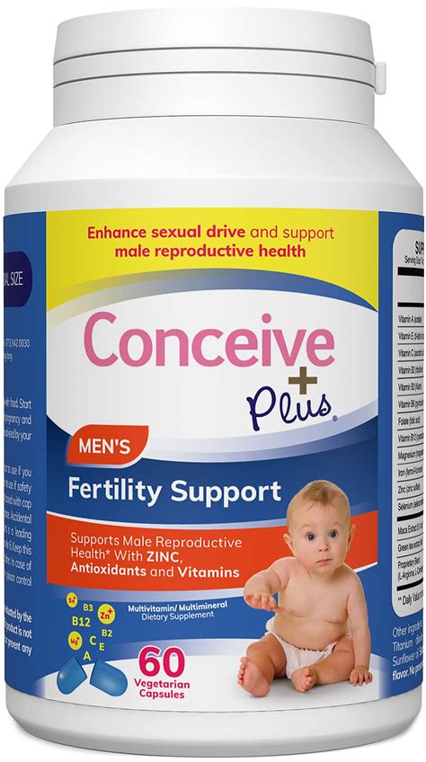 Conceive Plus Men's Fertility Support - Male Fertility Supplement 60 Capsules | Buy Now with ...