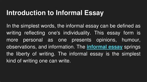 Informal Essay Topics 的图像结果
