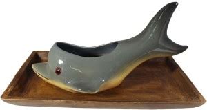 Lasaki olphin with plate Tray Ceramic Pots for indoor plants,Planters ...