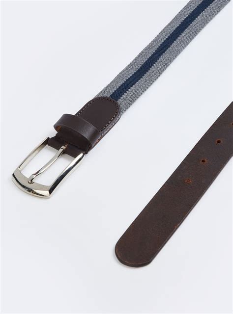 Buy Men Striped Belt Online at just Rs. 549.0 - 1000015234089 | Max Fashion