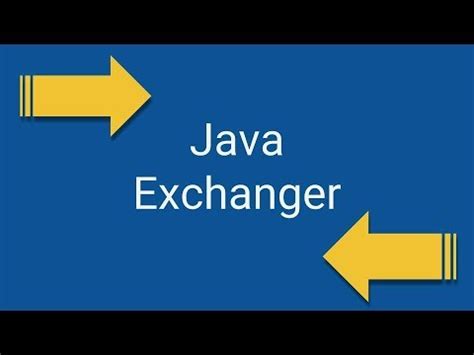 Image result for Java Exchanger