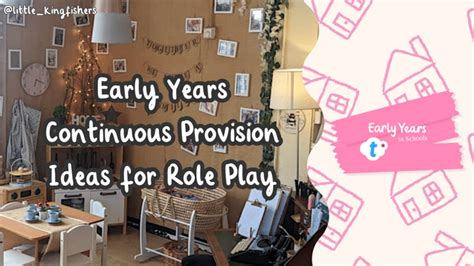 Early Years Continuous Provision Area Set Up Ideas For Role Play Areas
