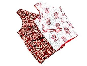 Buy Women's Readymade Cotton Printed Blouse | Round Neck, Short Sleeves ...