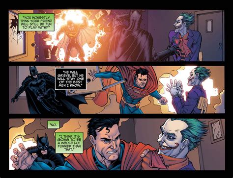 Superman Kills Joker Injustice Gods Among Us