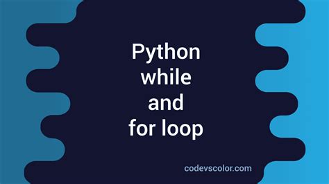Image result for For Loop vs While Loop Python