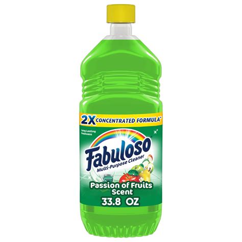 Fabuloso 2x Concentrated Liquid, Multi-Purpose Cleaner + Detergent ...