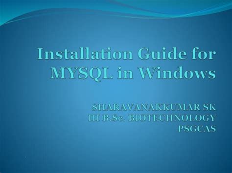 Image result for Installation of MySQL