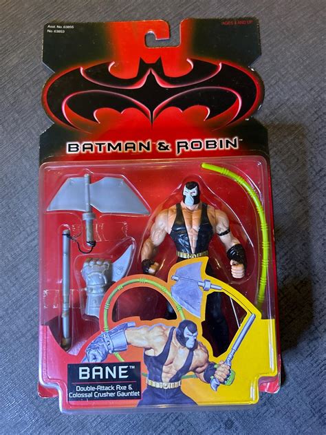 Batman and Robin “bane With Double Attack Axe” New on Card (1997 Hasbro ...