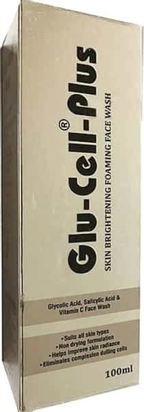 Buy GLU CELL PLUS FOAMING FACE WASH BOTTLE OF 100 ML Online & Get Upto ...
