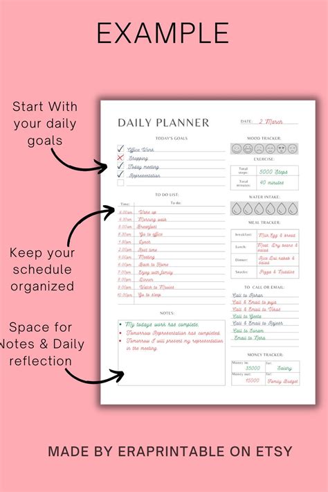 Image result for Daily Routine Planner