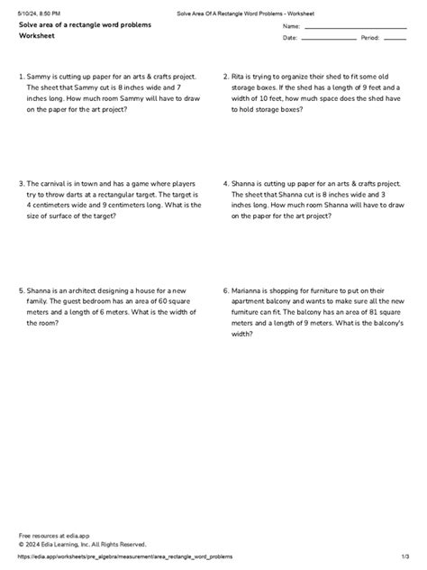 Image result for Rectangle Area Problems