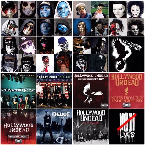 Hollywood Undead Masks With Names