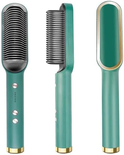 2 in 1 Ceramic Hair Straightening Brush | Electric Hair Brush ...