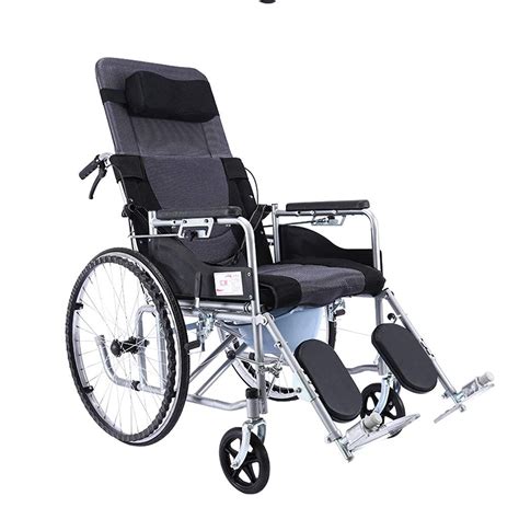 Buy Wheelchair Adjustable Reclining Folding Lightweight Portable ...
