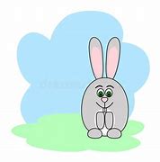 Image result for Cartoon Rabbit Sitting