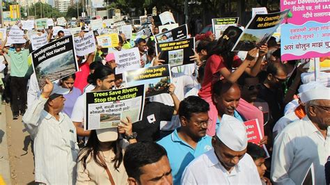 Pune Photos: Thousands Protest 'Destructive' Riverfront Project In ...