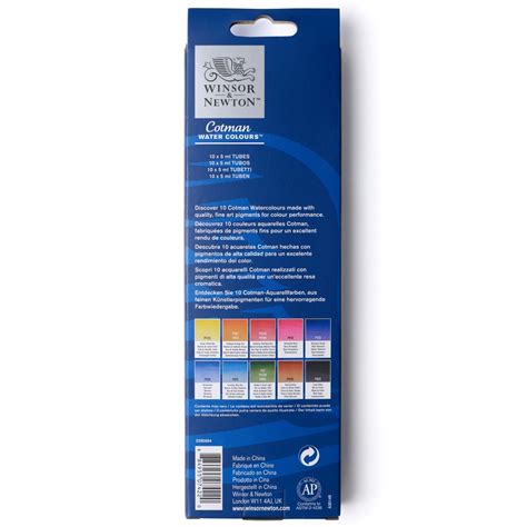 Winsor & Newton CWC - Access Set of 10 Tubes x 5ml | Art Lounge