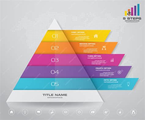 Pyramid chart | Premium Vector