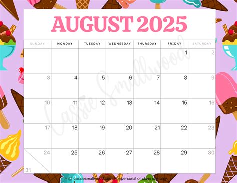 Cute 2025 Free Printable Monthly Calendars | Free printable calendar ...