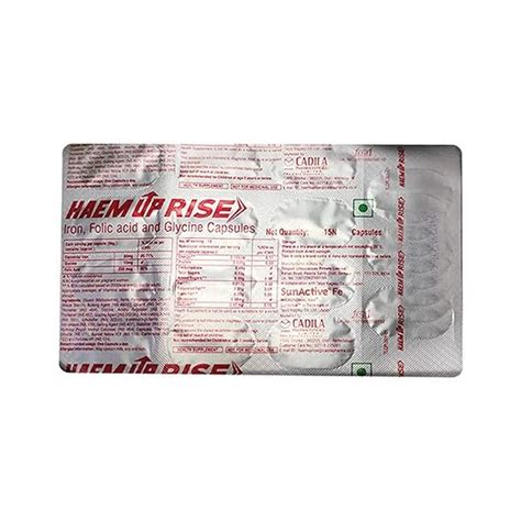 Haem Up Rise Capsule 15's : Amazon.in: Health & Personal Care