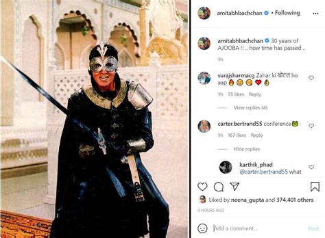 Amitabh Bachchan celebrates 30 years of 'Ajooba'