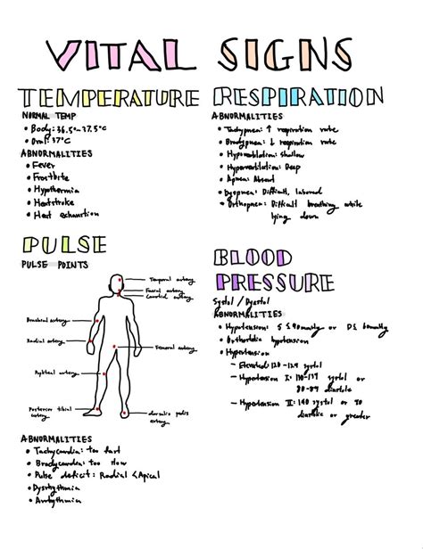 Image result for Vital Signs Explained