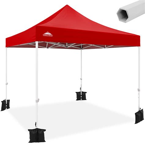 EAGLE PEAK 10x10 Heavy Duty Pop up Commercial Canopy Tent