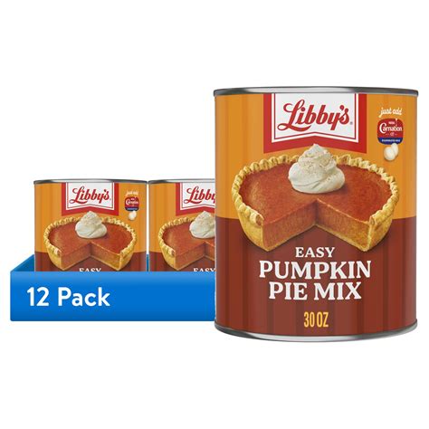 (12 pack) LIBBY'S Easy Pumpkin Pie Mix, Canned Pumpkin Pie Filling ...
