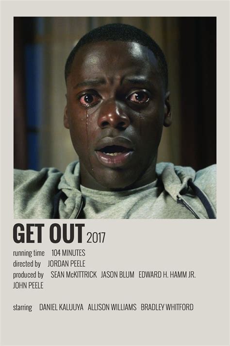 Get Out by Maja | Indie movie posters, Film posters minimalist, Film ...