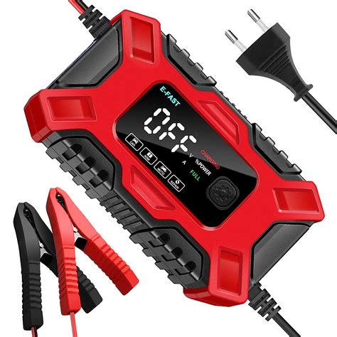 STHIRA® Car Battery Charger 6A 12V Fully Automatic Battery Charger Car ...