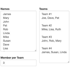 Random Name Picker - Selectors and generators for names