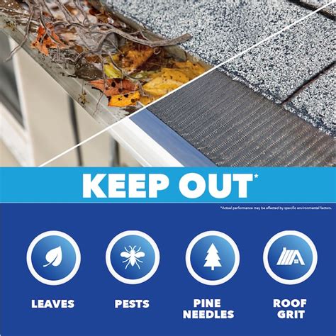 Atlas Gutter Guard Stainless steel 5-in x 4.0-ft Gutter guard screen 8 ...