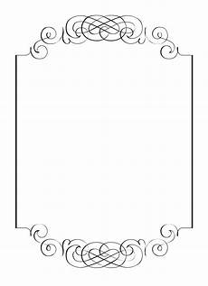 Wedding Invite Border by Free Vintage Clip Images Calligraphic Frames And Borders Wedding Invite Border