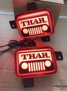 ASIATICK Mahindra Thar 2020 Rear Bumper Led Reflector Set for Rear ...