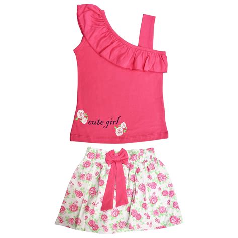 Buy POMY & JINNY Girls Cotton Designer Sleevless Top and Flower Printed ...