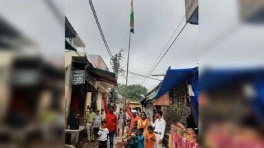 sweets distributed after flag hoisting in chaudhary locality of ...