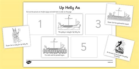 Up Helly Aa Sequencing Sheets