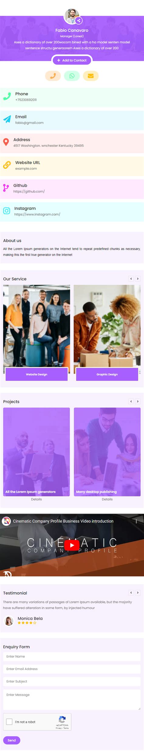 Portify : Website Builder - Home