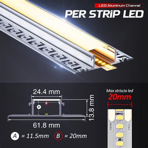 laslux 38 x led tile profile 2 m led drywall profile India | Ubuy
