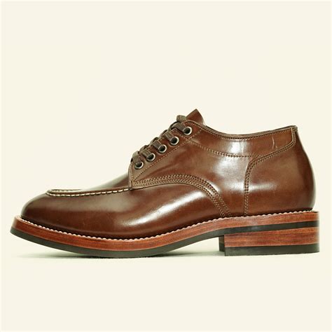 Brown Shell Cordovan Derby Shoes – Jakkrabbits Bootmaker