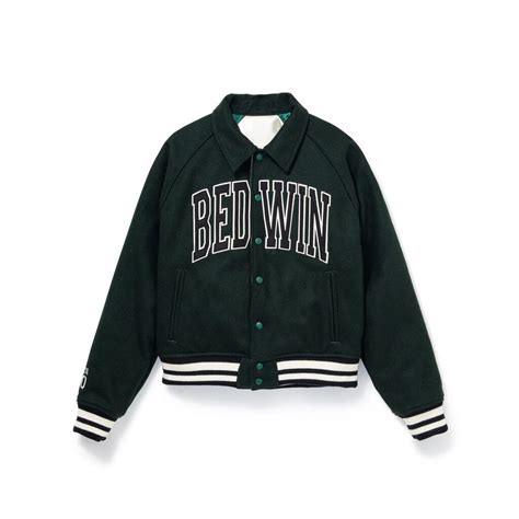 BEDWIN & THE HEARTBREAKERS MELTON AWARD JACKET JERRY | MAROON WEBSTORE