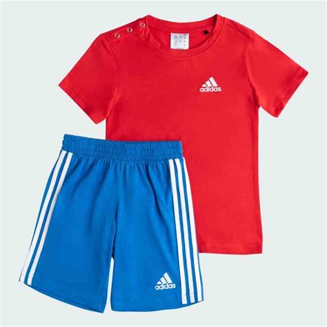 Adidas Kids Unisex Co-ords Red