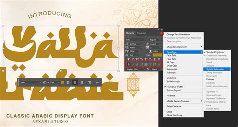 Image result for OpenType Features